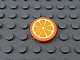 invID: 238351036 P-No: 4150pb158  Name: Tile, Round 2 x 2 with Orange Fruit Slice Pattern (Sticker) - Set 41035