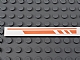 invID: 238375610 P-No: 4162pb213R  Name: Tile 1 x 8 with Orange Line and Broken Stripe Pattern Model Right Side (Sticker) - Set 7690