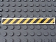 invID: 238484089 P-No: 4162pb190  Name: Tile 1 x 8 with Black and Yellow Danger Stripes Pattern (Sticker) - Set 40170
