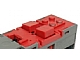 invID: 239622436 P-No: 2847c00  Name: Electric 9V Battery Box 4 x 14 x 4 Base with Red Buttons and Contact Plate