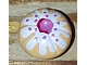 invID: 210392323 P-No: 3898pb01  Name: Muffin with White Icing and Dark Pink Center and Dots Pattern (Chef Toque)