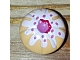 invID: 241761246 P-No: 3898pb01  Name: Muffin with White Icing and Dark Pink Center and Dots Pattern (Chef Toque)