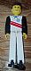 invID: 242890948 M-No: tech039  Name: Technic Figure White Legs, White Top with Red Stripes Pattern, Black Arms (Skier)