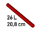 invID: 146283441 P-No: 75c26  Name: Hose, Rigid 3mm D. 26L / 20.8cm