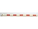 invID: 245611008 P-No: 4512pb01  Name: Train Level Crossing Gate Type 2, Crossbar with Red Stripes Pattern