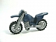 invID: 246887299 P-No: 50860c05  Name: Motorcycle Dirt Bike with Flat Silver Chassis (Long Fairing Mounts) and Light Bluish Gray Wheels