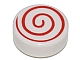 invID: 246936152 P-No: 98138pb013  Name: Tile, Round 1 x 1 with Red Spiral Pattern