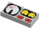 invID: 246948132 P-No: 3069px19  Name: Tile 1 x 2 with Red 82, Yellow and White Gauges Pattern