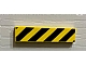 invID: 248598305 P-No: 2431p52  Name: Tile 1 x 4 with Black and Yellow Danger Stripes (Black Corners) Pattern
