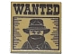 invID: 248786526 P-No: 3068pb0901  Name: Tile 2 x 2 with 'WANTED' Western Bandit Poster Pattern