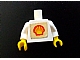 invID: 249719396 P-No: 973pb3012c01  Name: Torso Shell Logo Small Pattern (Squared Sticker) / White Arms / Yellow Hands