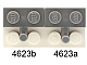 invID: 256531862 P-No: 4623a  Name: Plate, Modified 1 x 2 with Bar Arm Up (Horizontal Arm 6mm)