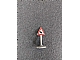 invID: 257225183 P-No: 747pb05c01  Name: Road Sign with Post, Triangle with Curved Road Pattern, Type 1 Base