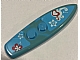 invID: 257723418 P-No: 90397pb003  Name: Minifigure, Utensil Surfboard Standard with Hearts and Flowers on Medium Azure Background Pattern (Stickers) - Set 3184