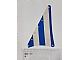 invID: 260580929 P-No: sailbb20  Name: Cloth Sail Triangular 15 x 22 with Blue Thick Stripes Pattern
