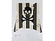 invID: 262679461 P-No: sailbb11  Name: Cloth Sail Square with Dark Gray Stripes, Skull and Crossbones Pattern, Damage Cutouts