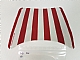 invID: 260808516 P-No: sailbb43  Name: Cloth Sail 28 x 18 Top with Red Stripes Pattern