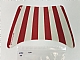 invID: 260808868 P-No: sailbb43  Name: Cloth Sail 28 x 18 Top with Red Stripes Pattern