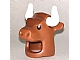 invID: 245309787 P-No: 73720pb01  Name: Minifigure, Headgear Head Cover, Costume Cow / Ox with Black Eyes Pattern