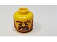 invID: 261577715 P-No: 3626bpb0539  Name: Minifigure, Head Male Brown Beard, Brown Eyebrows, Scar Across Left Eyebrow, Open Angry Mouth, White Pupils Pattern - Blocked Open Stud
