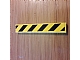 invID: 262227250 P-No: 6636pb119  Name: Tile 1 x 6 with Black and Yellow Danger Stripes Pattern (Sticker) - Set 75919