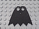 invID: 266103312 P-No: 19185  Name: Minifigure Cape Cloth with Top Holes and Scalloped 5 Points Bottom (Batman), Long, Circle Neck Cut - Spongy Stretchable Fabric