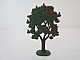 invID: 266789767 P-No: FTFruitA1  Name: Plant, Tree Flat Fruit Painted with Painted Apples with solid base (1950s version)