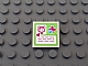 invID: 268149251 P-No: 3068pb0910  Name: Tile 2 x 2 with Cat Head, Heart, Magenta Cross and Animal Paw Pattern (Sticker) - Set 41085