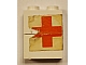 invID: 269868225 P-No: BA014pb04  Name: Stickered Assembly 2 x 1 x 2 with Red Cross Pattern (Sticker) - Sets 386 / 770 - 2 Brick 1 x 2