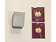 invID: 270231114 P-No: 3840pb03  Name: Minifigure Vest with Crown on Dark Purple Background Pattern (Stickers) - Set 375-2