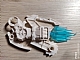 invID: 271611972 P-No: 87800pb01  Name: Hero Factory Weapon, Ice Arm with Molded Trans-Light Blue Icicle Blade Pattern