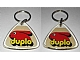 invID: 272363028 G-No: KC093b  Name: Duplo Logo on 5 x 5 Clear Plastic - Triangle Shape Key Chain