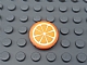 invID: 277709314 P-No: 4150pb158  Name: Tile, Round 2 x 2 with Orange Fruit Slice Pattern (Sticker) - Set 41035