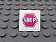 invID: 277710397 P-No: 15210pb053  Name: Road Sign 2 x 2 Square with Open O Clip with Magenta Stop Sign Pattern (Sticker) - Set 41134