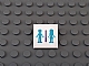 invID: 278142556 P-No: 3068pb1084  Name: Tile 2 x 2 with Medium Azure Mini Doll Male and Female Silhouettes Dressing Room Pattern (Sticker) - Set 41313