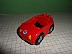 invID: 280477341 P-No: 92014pb02  Name: Duplo Car Body with 2 Studs on Back and Yellow Headlights and EMT Star of Life Pattern (fits over Car Base 2 x 4)