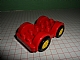 invID: 245645816 P-No: 11841c02  Name: Duplo Car Base 2 x 6 with Black Tires and Yellow Wheels on Fixed Axles
