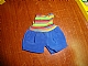 invID: 284791222 P-No: bb0246pb01  Name: Duplo, Doll Cloth Pants Plain with Rainbow Top