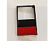 invID: 383270370 P-No: 30074pb02  Name: Door 1 x 6 x 8 Right with Red Rectangle Pattern (Sticker) - Set 5571