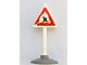invID: 285580250 P-No: 747pb01c01  Name: Road Sign with Post, Triangle with 