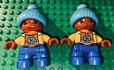invID: 286492557 M-No: 47205pb047  Name: Duplo Figure Lego Ville, Child Boy, Blue Legs, Yellow Top, Medium Azure Bobble Cap