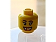 invID: 287557750 P-No: 3626bpb0502  Name: Minifigure, Head Female with Large Red Lips, Open Mouth Smile with Teeth, Black Eyebrows, Thin Eyelashes and White Pupils Pattern - Blocked Open Stud