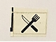 invID: 287909801 P-No: BA192pb01  Name: Stickered Assembly 14 x 1 x 1 with Black Knife, Fork and Number 182 on White Background Pattern (Stickers) - Set 182 - 1 Brick 1 x 6, 1 Brick 1 x 8
