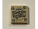 invID: 290269162 P-No: 3068pb1017  Name: Tile 2 x 2 with Book Cover with Gold Corners, Runes, and 'The Codex Imperium' Pattern (Sticker) - Set 76060
