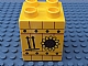 invID: 290770521 P-No: 31110pb016  Name: Duplo, Brick 2 x 2 x 2 with Sunflower and Two Arrows Pattern