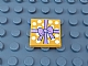 invID: 291577598 P-No: 11203pb012  Name: Tile, Modified 2 x 2 Inverted with Gift Wrap Medium Lavender Bow and White Dots Pattern