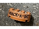 invID: 291723462 P-No: 6222pb01  Name: Brick, Round 4 x 4 with 4 Side Pin Holes and Center Axle Hole with 'WHACK - A - BAT' Pattern (Sticker) - Set 7886