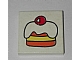 invID: 292397794 P-No: 3068pb0057  Name: Tile 2 x 2 with Fabuland Cake, Icing and Red Cherry Pattern