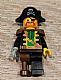 invID: 292942901 M-No: pi055  Name: Captain Red Beard - Brown Epaulettes, Pirate Hat with Skull and Crossbones