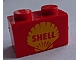 invID: 294830444 P-No: 3004pb011  Name: Brick 1 x 2 with Shell Logo II Pattern